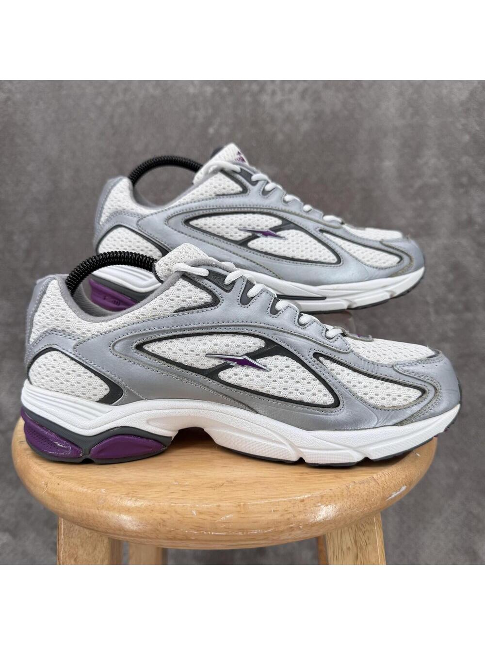 Avia Shoes Womens 9.5 Gray Mesh Cantilever Running Cushioned Athletic Sneakers